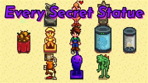 stardew valley secret statues.
